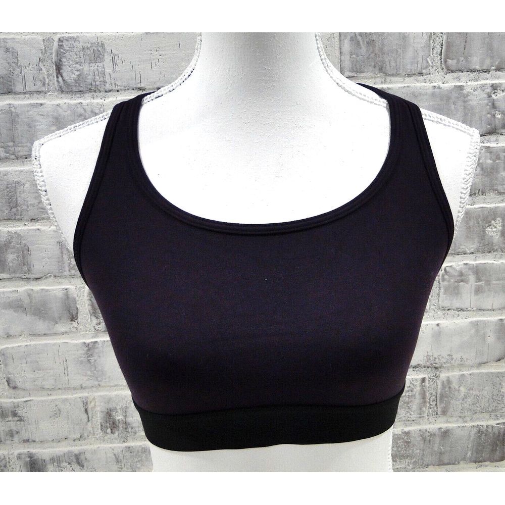 Victorias Secret‎ The Player Sport Bra Medium Strappy Racerback Purple